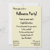 Invitation Le crâne de la vie morte par Vincent van Gogh (Dos)