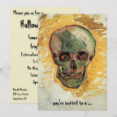 Invitation Le crâne de la vie morte par Vincent van Gogh (Devant / Derrière)