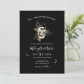 Invitation Le crâne jusqu'à la mort Faisons-nous partie Faire (Debout devant)