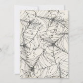 Invitation Le crâne meurt à la fête d'Halloween (Dos)