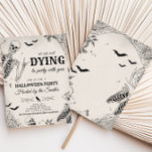 Invitation Le crâne meurt à la fête d'Halloween