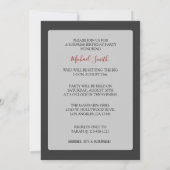 Invitation Le cri - Amusant 17ème anniversaire (Dos)