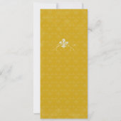 Invitation Le cru a inspiré Fleur de Lis Party (Dos)