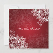 Invitation Le cru de dîner de répétition de mariage (Dos)