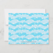 Invitation Le cru d'éclaboussure de Splish poursuit la fête (Dos)