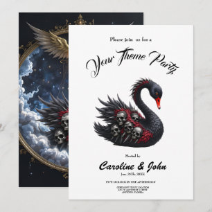 Invitation Le Cygne des Âmes Oubliées. 