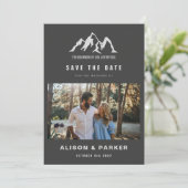 Invitation le début de notre aventure enregistrer la photo da (Debout devant)