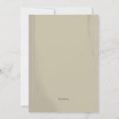 Invitation Le défilé de mode modèle l'invitation (Dos)