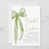 Invitation Le déjeuner de la nuptiale de Green Bow She's Tyin (Devant)