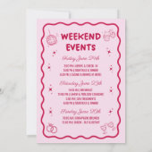 Invitation Le Dernier Rodéo Week-end Enterrement de Vie de Je (Dos)