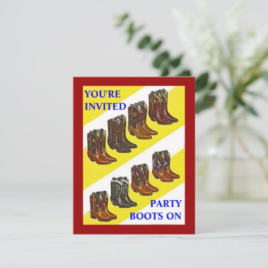 Invitation Le ~ d'INVITATION de PARTIE INITIALISE À (Debout devant)