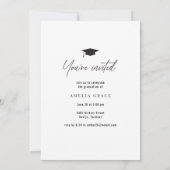 Invitation Le diplômé | Titre en gras (Dos)