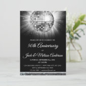 Invitation Le Disco Ball du 50e anniversaire de la Soirée (Debout devant)