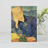 Invitation Le docteur Gachet par Vincent van Gogh Retraite (Debout devant)