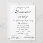 Invitation Le docteur Gachet par Vincent van Gogh Retraite (Dos)