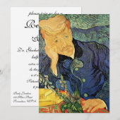Invitation Le docteur Gachet par Vincent van Gogh Retraite (Devant / Derrière)