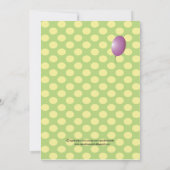 Invitation Le dragon mignon badine l'invitation de partie, la (Dos)