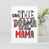 Invitation Le drame (Debout devant)