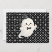 Le fantôme de dessin animé de Suave Halloween