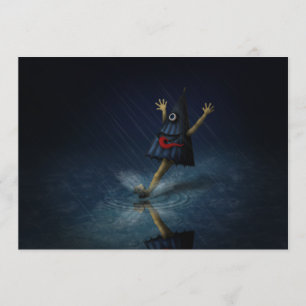 Invitation Le fantôme japonais de Kasa Obake