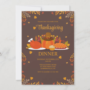 Invitation Le Festin de Thanksgiving