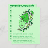 INVITATION LE FILM DU THÉÂTRE DU DÎNER D'INVITATION DE LA COM (Devant / Derrière)