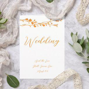 Invitation Le Fleur sauvage de corail Christian Two est meill