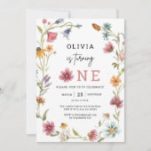 Invitation Le Fleur sauvage du printemps remporte un 1er anni (Devant)