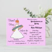 Invitation Le Flux Final Rose De La Tête De Redhead Devant Le (Debout devant)