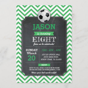 Invitations Du Football Anniversaires Zazzle Be