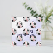 Invitation Le football d'invitation de Little Boy (Debout devant)