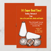 Invitation Le football encourage l'invitation (Devant / Derrière)