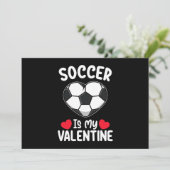 Invitation Le Football Est Mon Sport De Saint Valentin (Debout devant)