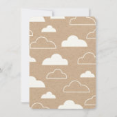 Invitation Le genre bleu ou rose de bébé indiquent (Dos)