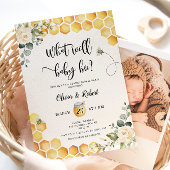 Invitation Le genre d'abeilles révèle l'invitation