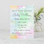 Invitation Le genre d'aquarelle indiquent l'invitation (Debout devant)