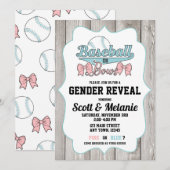 Invitation Le genre de base-ball ou d'arcs indiquent des (Devant / Derrière)