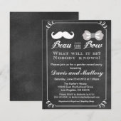 Invitation Le genre de beau ou d'arc indiquent l'invitation (Devant / Derrière)