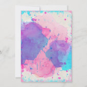 Invitation Le genre de cible de tir indiquent l'invitation de (Dos)