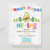 Invitation Le genre de fiesta indiquent la partie il ou (Devant)