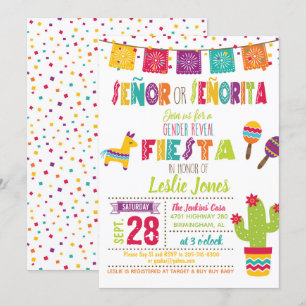 Invitation Le genre de fiesta indiquent l'invitation -