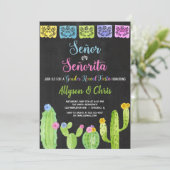 Invitation Le genre de fiesta mexicain révèle (Debout devant)