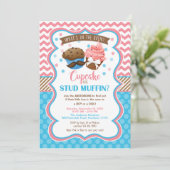 Invitation Le genre de petit pain de petit gâteau ou de (Debout devant)