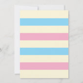 Invitation Le genre d'ours de nounours indiquent l'invitation (Dos)