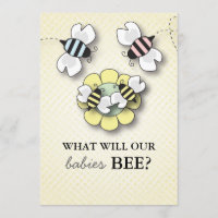 Le genre heureux de bébé de famille d'abeille