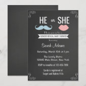 Invitation Le genre indiquent le tableau d'invitation de (Devant / Derrière)