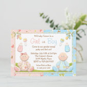 Invitation Le genre indiquent l'invitation de partie (Debout devant)