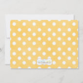 Invitation Le genre indiquent l'invitation de partie (Dos)