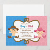 Invitation Le genre indiquent l'invitation de partie (Devant / Derrière)