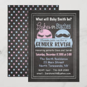 Invitation Le genre Lashes ou Stars révèle l'invitation (Devant / Derrière)